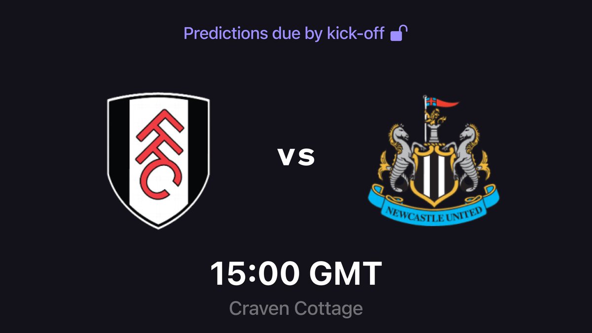 playreceipts's tweet photo. ⚽️ RECEIPTS by @ACMomento: Fulham vs. Newcastle

To enter to win a match-worn shirt:

Quote RT this post and correctly predict both the final score *and* pick either Fulham or Newcastle and predict the goal scorer(s) from that team. https://t.co/NIez4sYIet