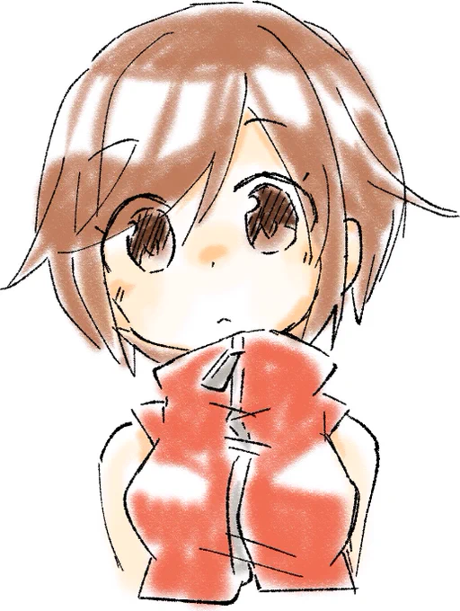  こいうことか!首隠れてるのかわいいよね! 