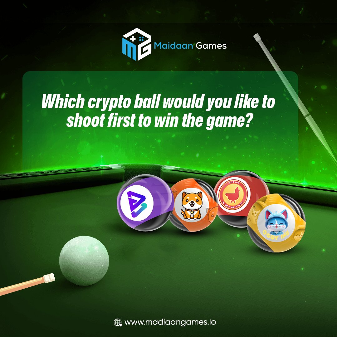 🔥 Which crypto ball would you like to shoot first to win the game? 🚀

▶️ #BABYDOGE
▶️ $BRISE
▶️ $OGGY
▶️ $COQ

@bitgertbrise #maidaangames #babydogecoin #brise #bitgertbrise #OGGY #oggyinu #CryptoGaming #BlockchainTechnology #web3 #Crypto #memecoin #MDNToken #CoqInuAvax