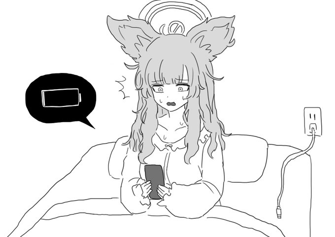 朝起きたらケーブルの端子が上手く挿さっておらず、スマホの充電が全然できてなかった塚 