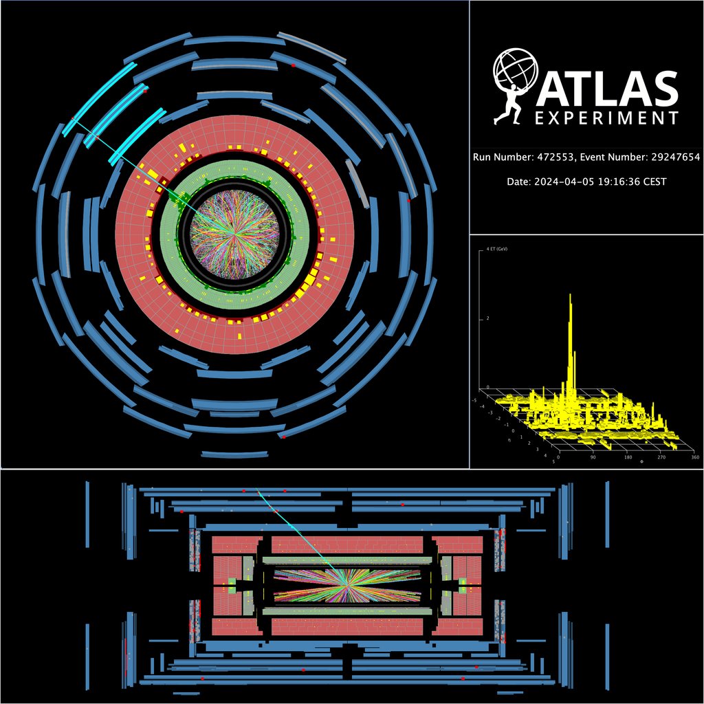 #BeamTime is back at the LHC! The ATLAS Experiment has recorded its first 13.6 TeV collisions of 2024! This marks the beginning of physics for the third year of Run 3 of @CERN's flagship particle accelerator – and the start of an incredible new data harvest for ATLAS physicists.