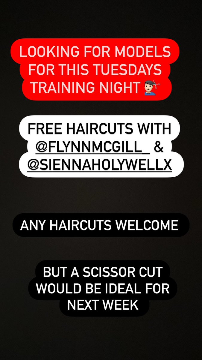 PFBarberAndShop's tweet photo. Models wanted! The guys are really doing well in training & can do most haircuts under the watchful eye of Patrick
We just need a few new people to mix it up so if you or you know anyone that wants a free haircut please call the shop or drop me a message #FreeHaircut https://t.co/H5T7YXLo9S