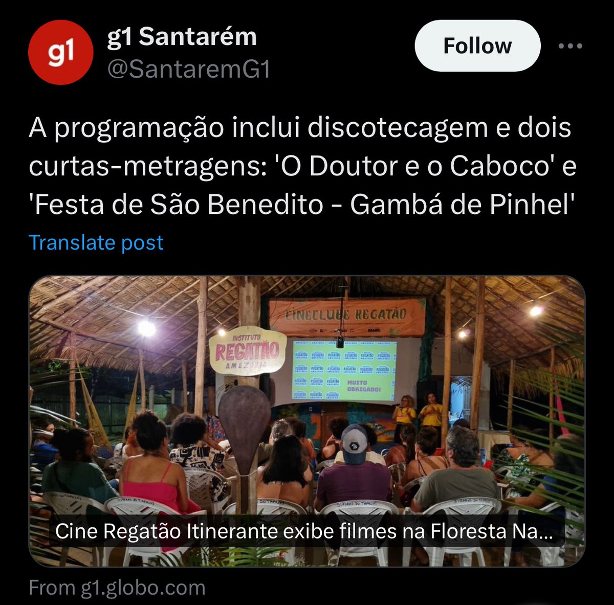 regataoamazonia's tweet photo. Estamos no G1😍👏🏽
https://t.co/0Nv0wyxqPv https://t.co/xAgHCzucy0