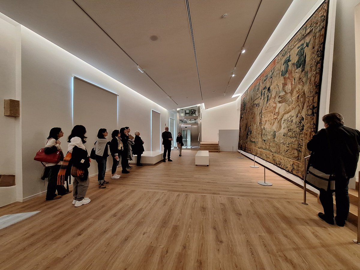 Visita tècnica al Museu del Renaixement de Molins de Rei 'under construction', com a complement de l'assemblea ordinària de @museolegs. S'inaugurarà a finals d'any!!