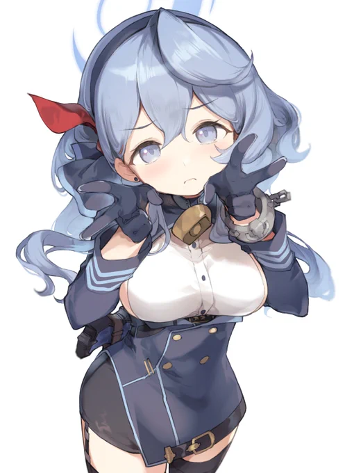 「…こうでしょうか?」ぶいぶい#ブルアカ 