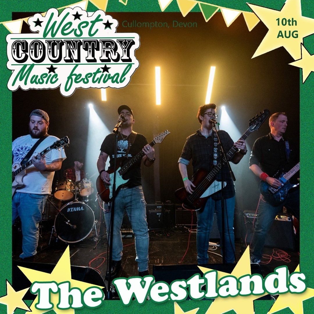 wcmfdevon's tweet image. We're thrilled to announce the westlands next on our lineup! 
@the_westlands they will blow you away! 
#countrymusic #countrymusicfest #countryrock #Devon