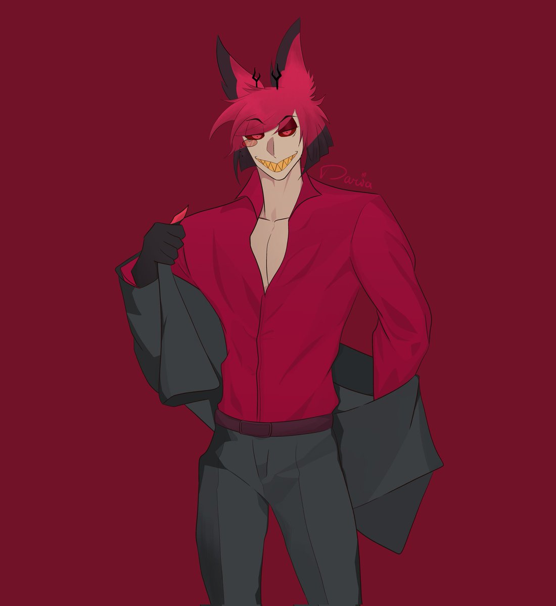 KiyoshiSempai's tweet photo. Isn't he gorgeous?✨
#Alastor #HazbinHotel https://t.co/GRvmQgeZXg
