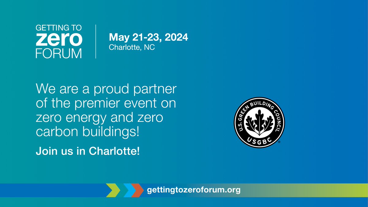 Join us at the premier building decarbonization event that brings together industry experts to share best practices for achieving zero energy and carbon ambitions. We are proud to be a Community Partner of the @GTZForum 2024! Learn more and register: bit.ly/GTZ-Forum-2024