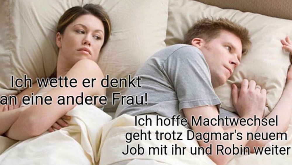 Noch nie was gepostet bei X, aber das ist wichtig: Herzlichen Glückwunsch an @rosidaggi zum neuen Job, #Machtwechsel muss bitte mit ihr und @robinalexander_ weitergehen!