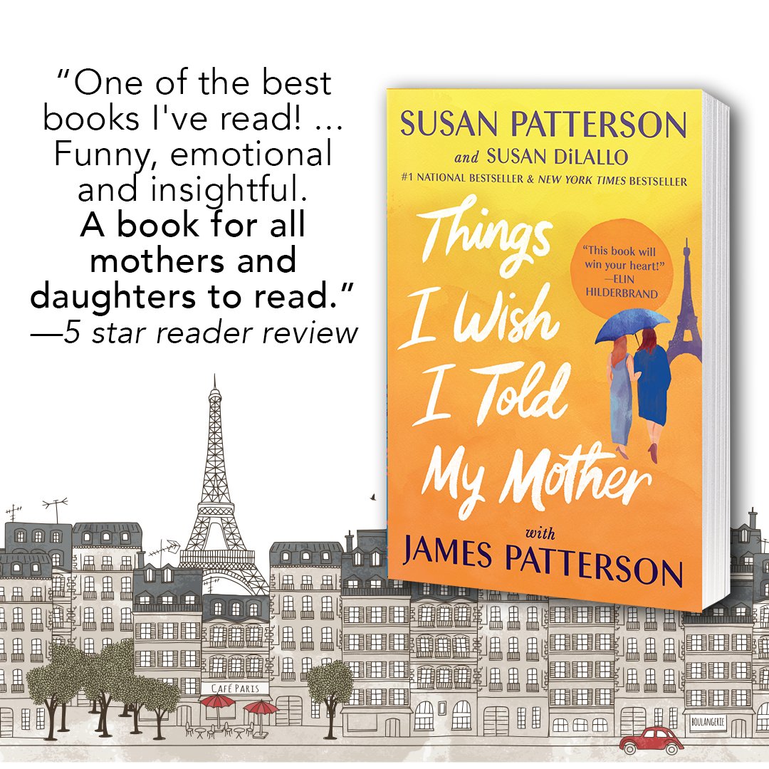 Psst! Don’t forget Mother’s Day is coming. And Sue’s “The Things I Wish I Told My Mother” is just out in paperback. bit.ly/3UucvXy