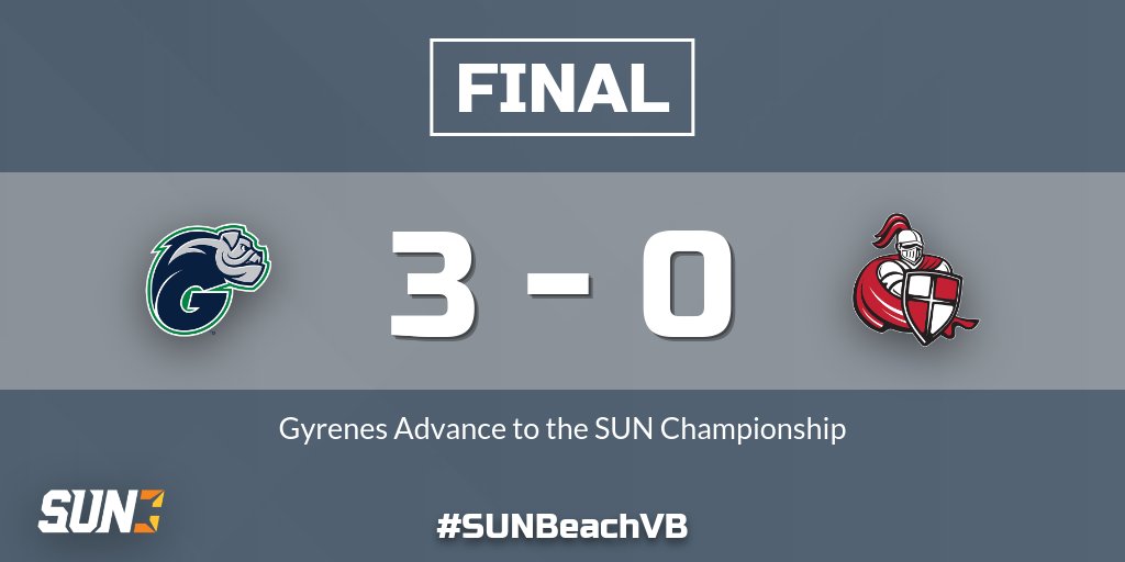 Semifinal 1 🏆 @Gyrenes to the 'Ship! AMU will await the winner of Webber Int'l/Mobile!