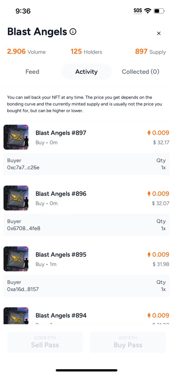 0.001 ETH → 0.01 ETH

Hodlers have already experienced their first 10x 🪽

And that's not including the 16,000 #BlastGold 🏆
