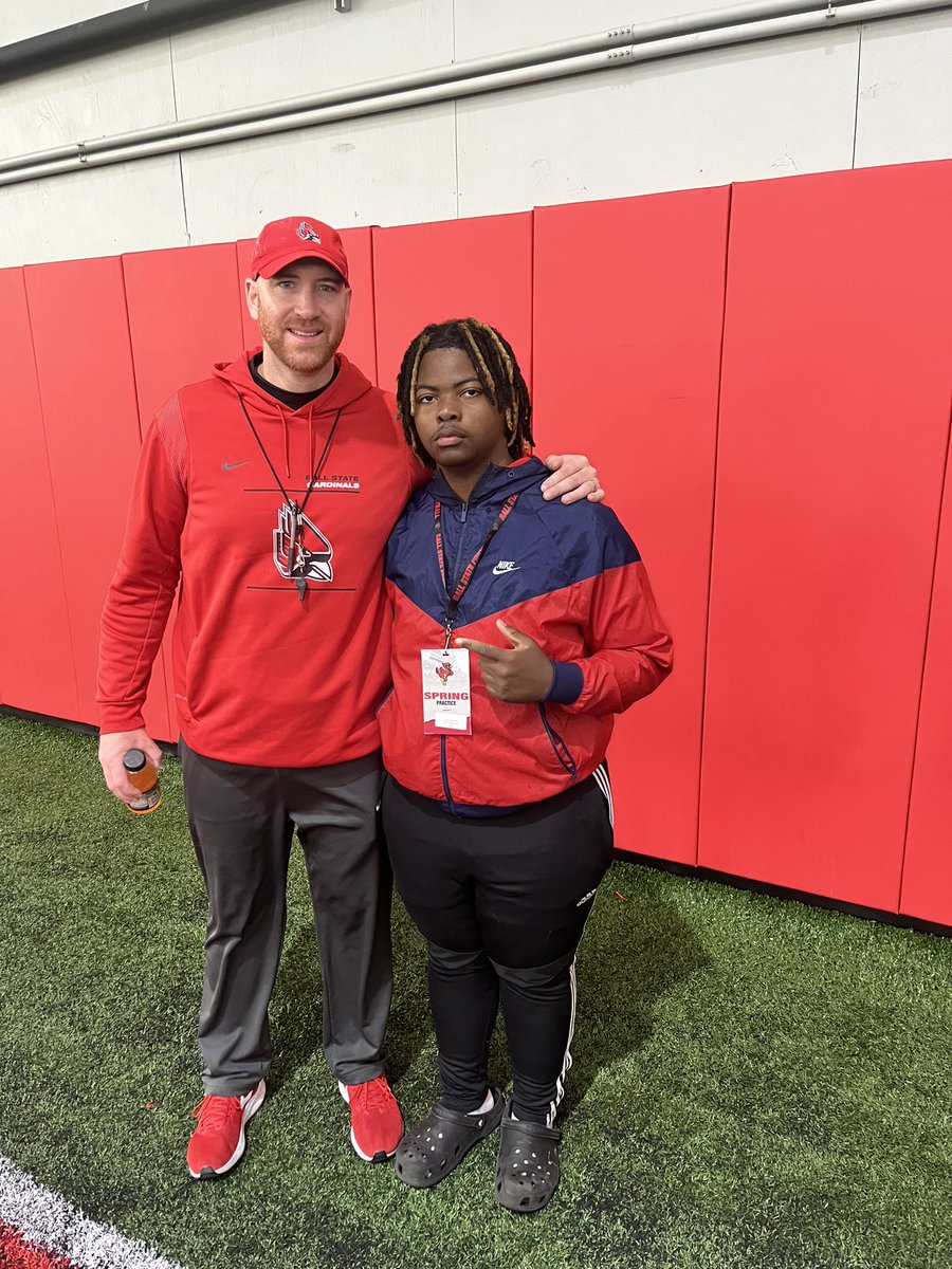 chazsanders51's tweet photo. Had an amazing day at @BallStateFB can’t wait to be back! https://t.co/2YwJ6gJogQ