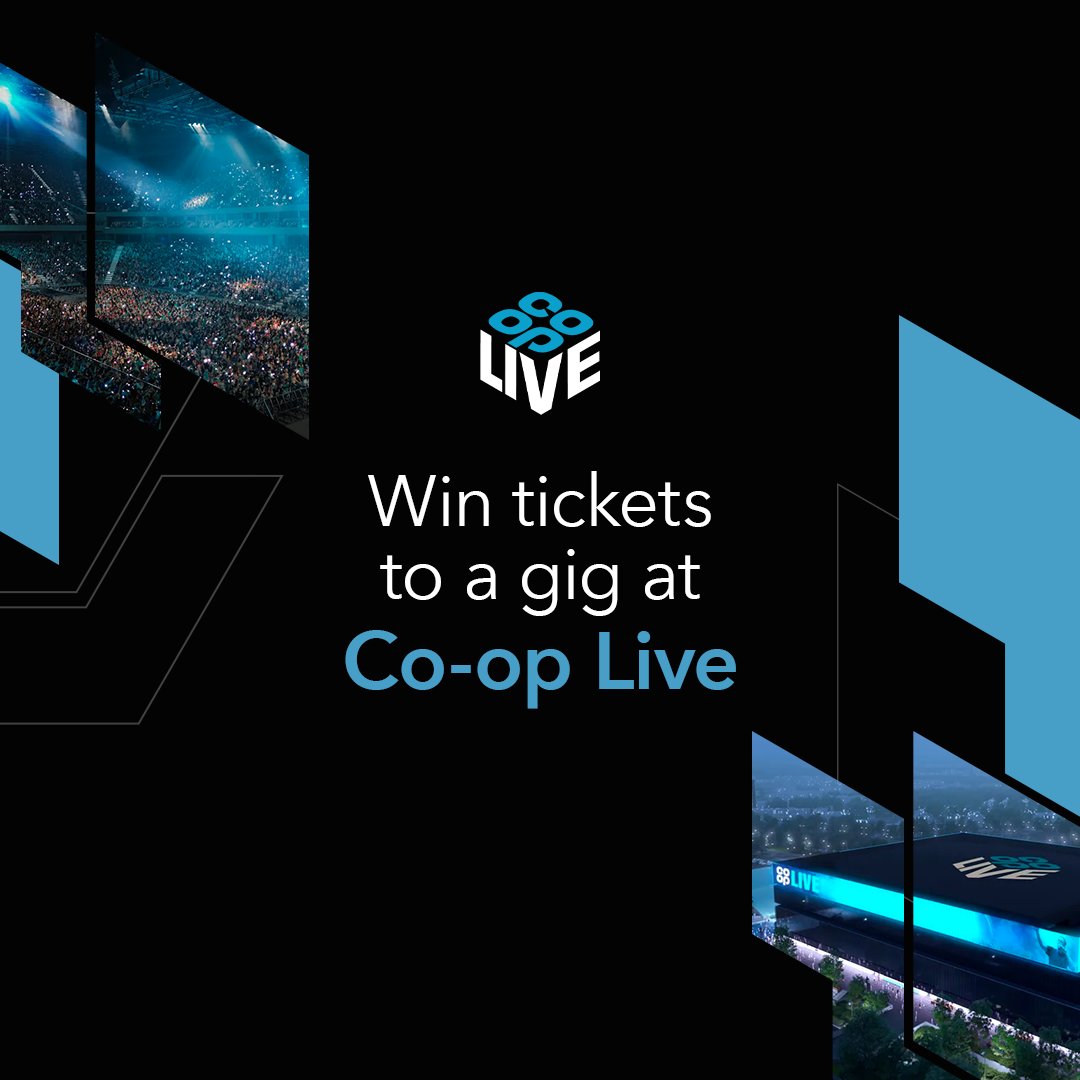Win a pair of Co-op Live tickets! 🙌 Take the quiz in the @coopuk app and answer all questions correctly for your chance to win a pair of tickets to a gig of your choice! 📲