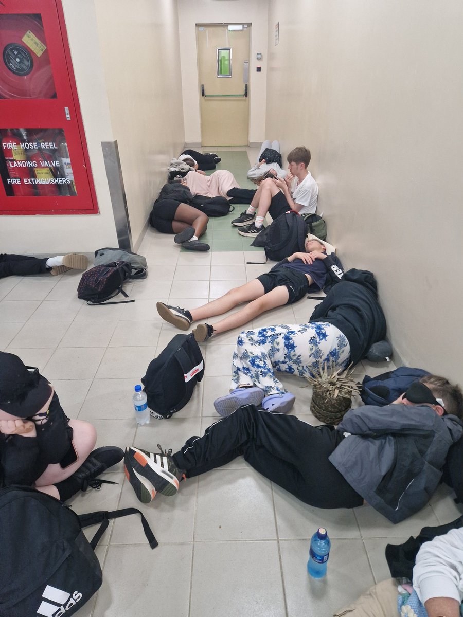 Applemore in Africa - Team Zanzibar Update. We have travelled since yesterday and overnight, tired but in high spirits after a fantastic time away volunteering in Zanzibar, Tanzania 🇹🇿 Final stretch on our way home down the M3. #AmbitiousForAll #AwesomeAtApplemore #TiredChildren