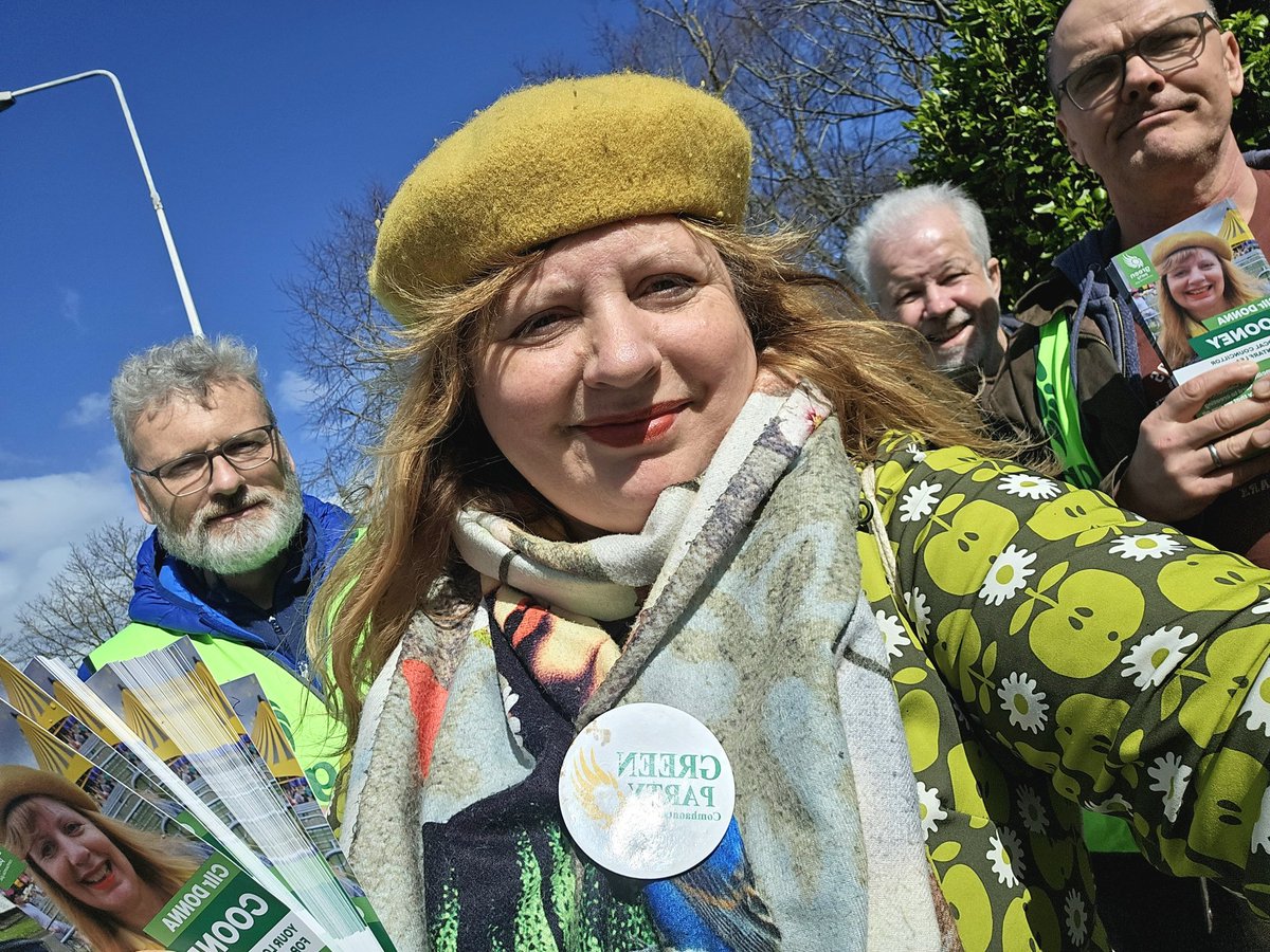 Great positive engagement on the doors today, lots of people in. Transport, traffic Climate Change and sports facilities coming up on the doors. #LE24 #VoteGreen #GreenTeam #ClimateVoter