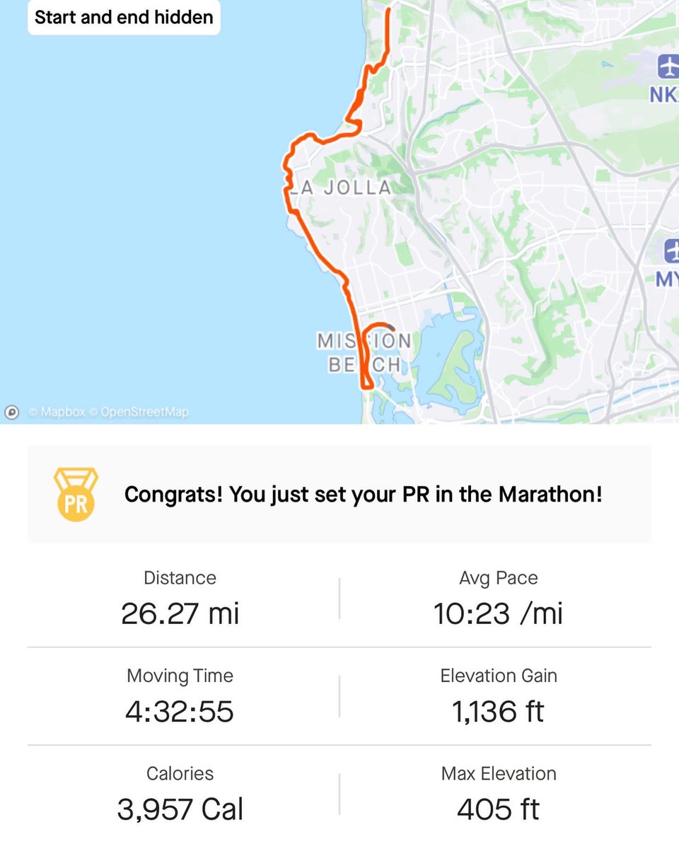 spagzilla's tweet image. Ran my first marathon a few days ago. 50 mile ultra is next 😈