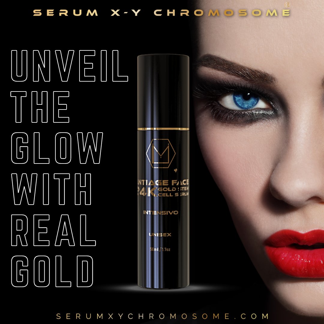 SerumXYChromo's tweet image. Embrace the luxurious journey to ageless beauty with our AntiAge Face 24K Gold Stem Cell Serum. Let the golden elixir rejuvenate your skin and unveil your radiant glow. 🌟 #LuxuriousSkincare #AgelessBeauty #GoldenElixir #YouthfulGlow #StemCellMagic #RadiantComplexion