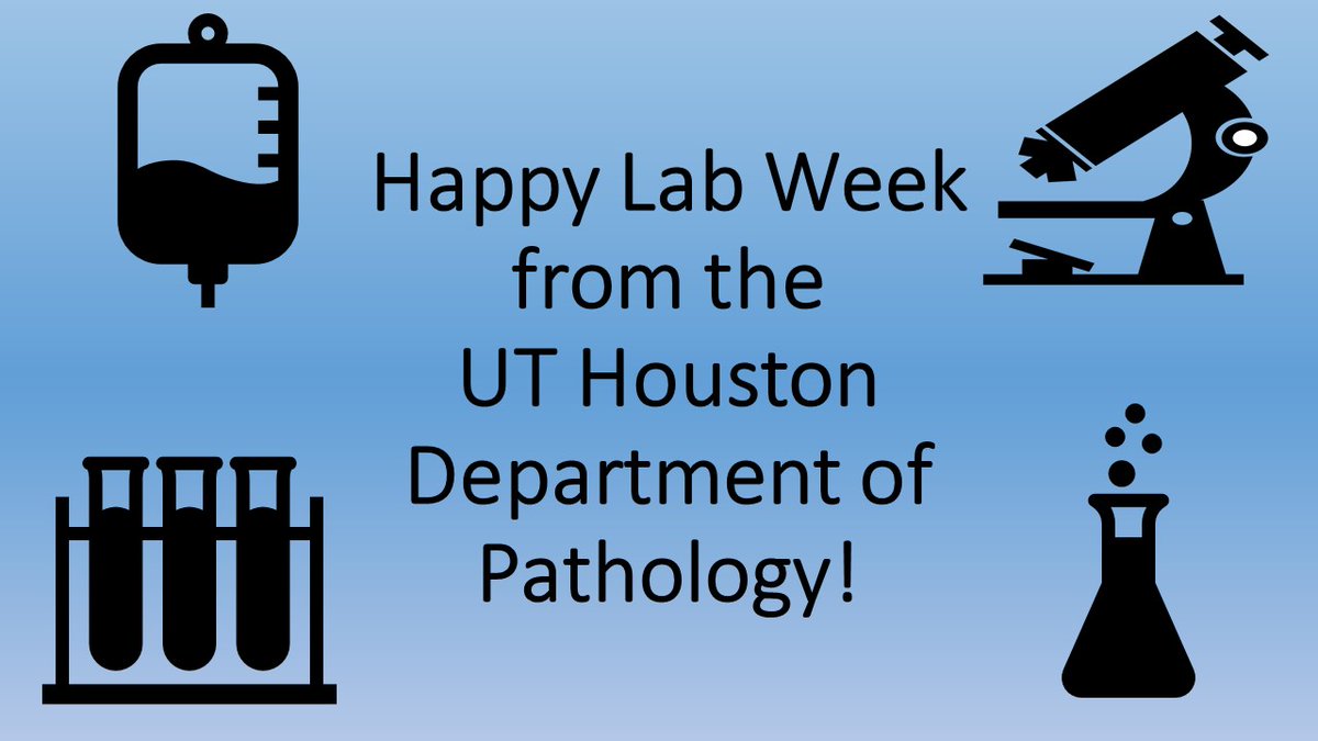 Happy Lab Week! Celebrating all the Laboratory Professionals and the many ways they contribute to patient care! #PathTwitter #LabWeek2024