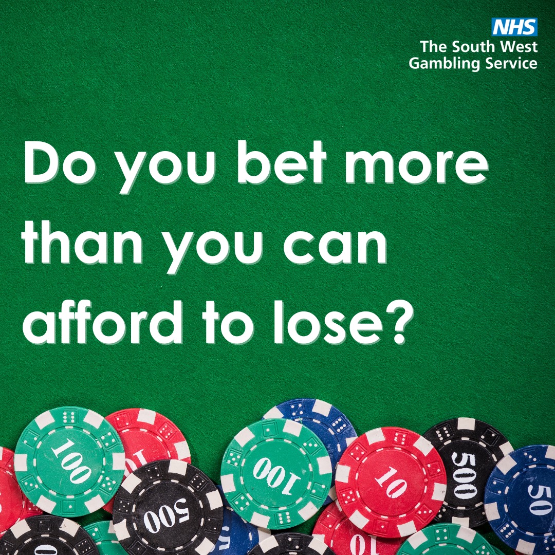 Have you recently bet more than you could afford to lose, or borrowed money to gamble? We can help. If you live in the South West and need help, or know someone who could benefit from this service, visit 👉bit.ly/3ON6HDS