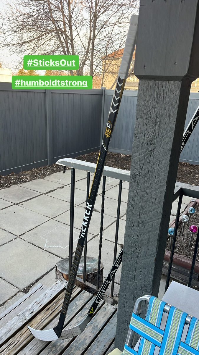 #SticksOut #HumboldtStrong 💚💛