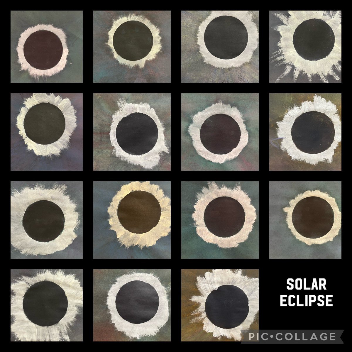 Mrs. O’Rourke (@carolorourke17) on Twitter photo Solar eclipse art in grade 2. We used chalk pastels and paint to create a total eclipse! <a href="/WestgateWolves/">West Gate Wolves</a> <a href="/LindsaySkene/">Lindsay Skene</a> Solar eclipse art in grade 2. We used chalk pastels and paint to create a total eclipse! <a href="/WestgateWolves/">West Gate Wolves</a> <a href="/LindsaySkene/">Lindsay Skene</a>
