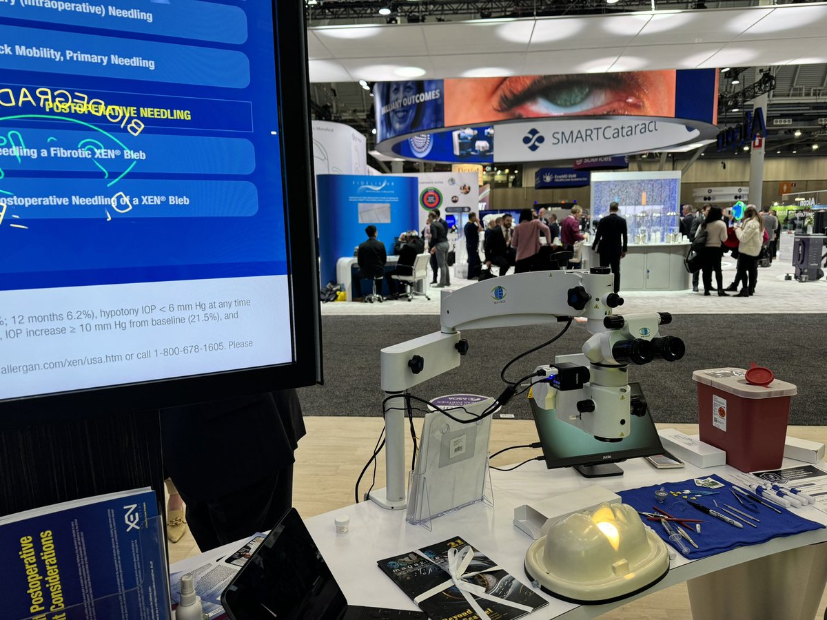 newvisionmed's tweet photo. Wetlab microscope for ophthalmology 
ASCRS Boston 2024 https://t.co/dbnkDXPzie