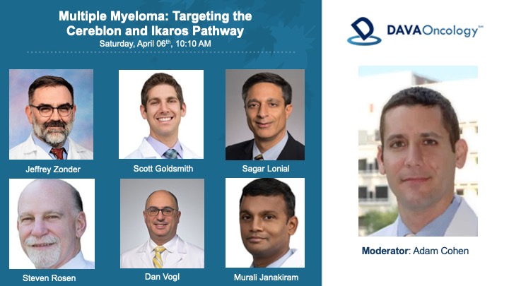 Starting Now: Multiple Myeloma, Targeting the Cereblon and Ikaros Pathway Moderated by Dr. Adam Cohen