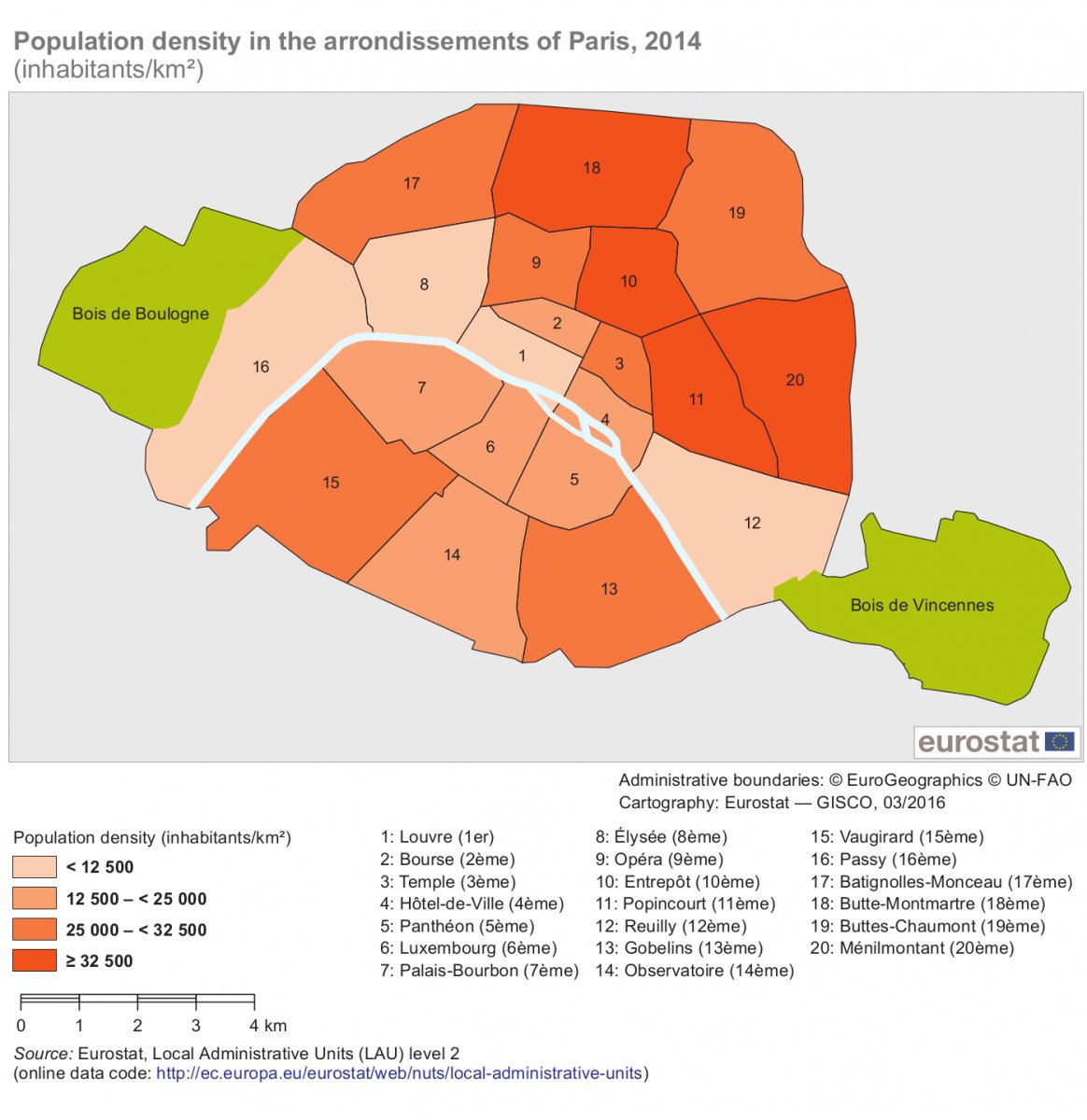 😍Zachwyty Paryżem i tamtejszą polityką mieszkaniową tutaj czasem widzę. Ale nie wiem, czy to dotyczy też gęstości zaludnienia prawie sześć razy większej niż w Warszawie. #nieruchomości #demografia #Polska #Warszawa #Francja #mapy