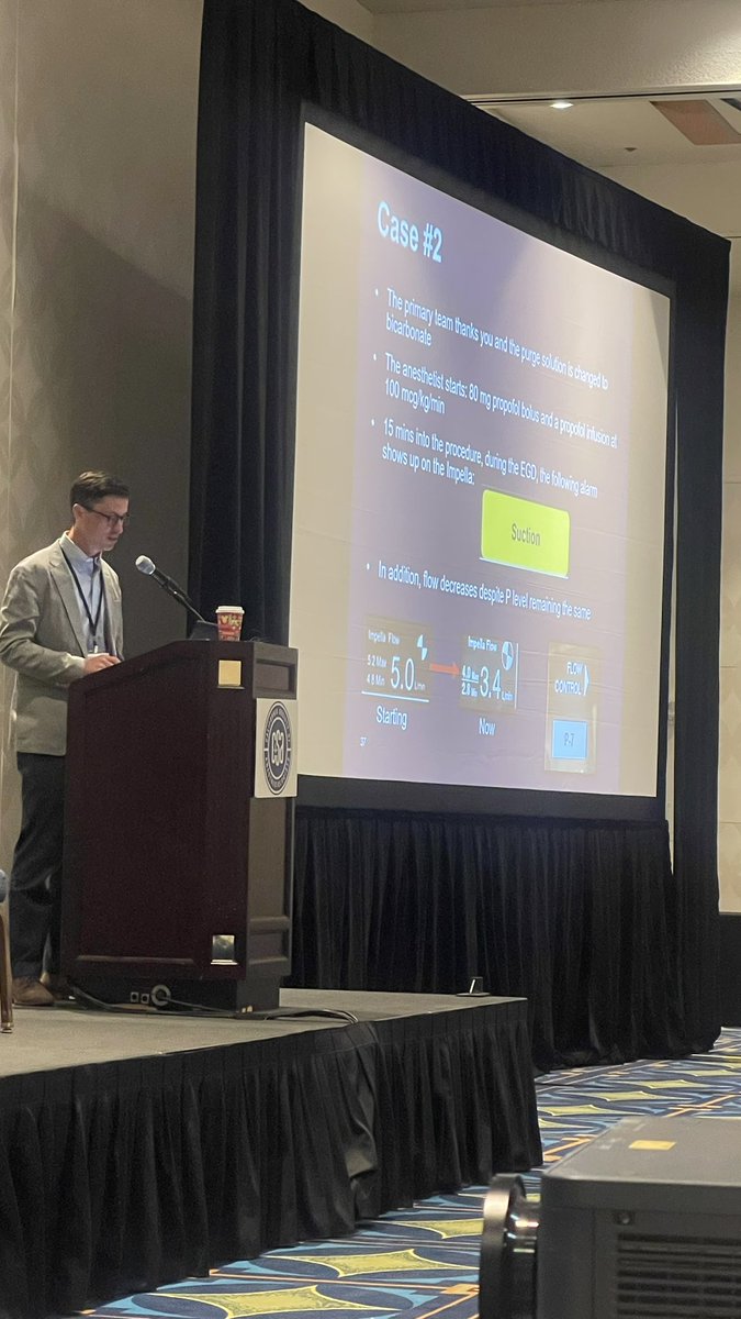 #CSAAnnualConf2024 @CSAHQ Dr. Brett Cronin on Cardiac Secrets for Non-Cardiac Procedures: Mechanical Circulatory Devices ❤️‍🩹 Awesome sessions with review of some case scenarios that are not for the faint of heart 😱 secured.societyhq.com/csa/2024annual…