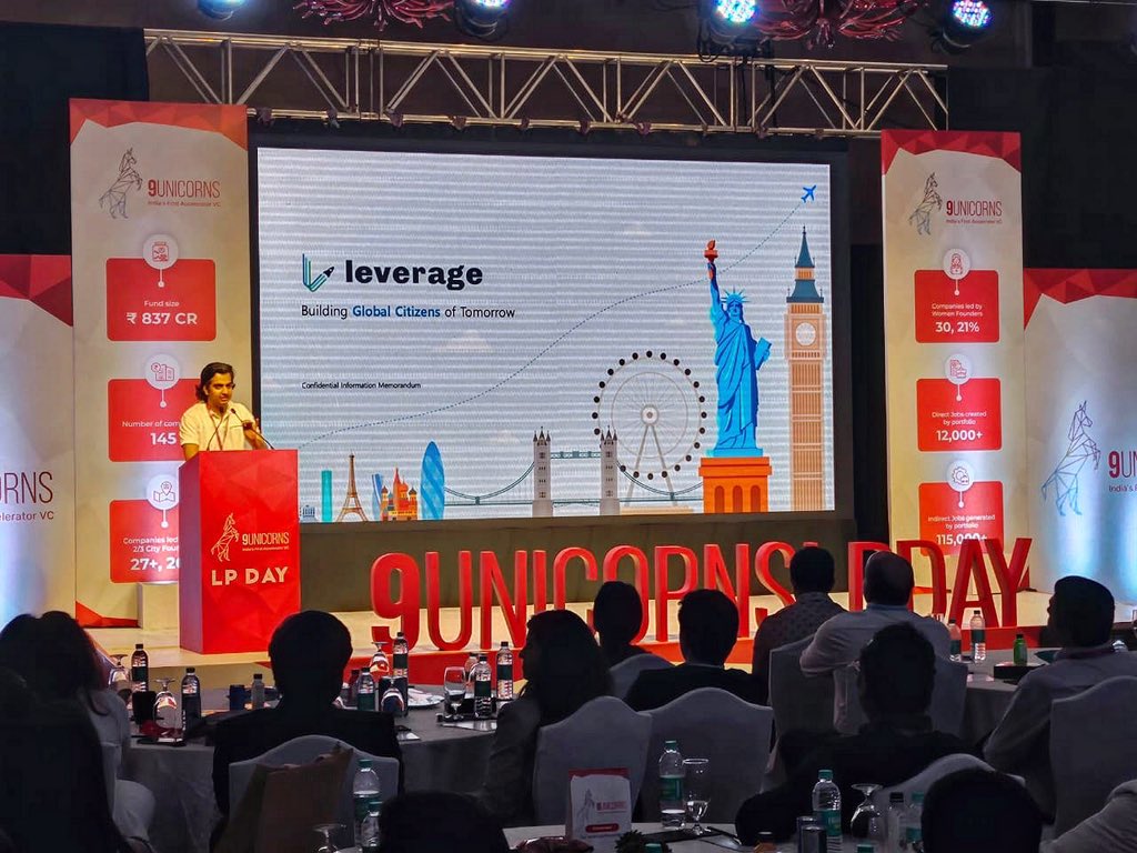 Thank you, @9UnicornsVC, for being a fantastic partner to us at Leverage over the last couple years. Super speaking at your LP Day today, to what is possibly the most diverse LP base for any fund in India!