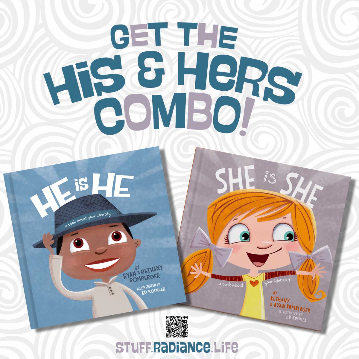 Stop the Gender War on Children! Give the gift of common sense. Get the HIS & HERS COMBO for only $15.99 today! #SuperSaturday #ChildrensBooks #TeachThemYoung stuff.radiance.life