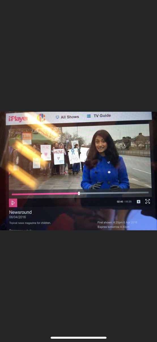 Aww throwback to the time one of my reports was on @cbbc Newsround. A moment little me wouldn’t have dared dream of 😍