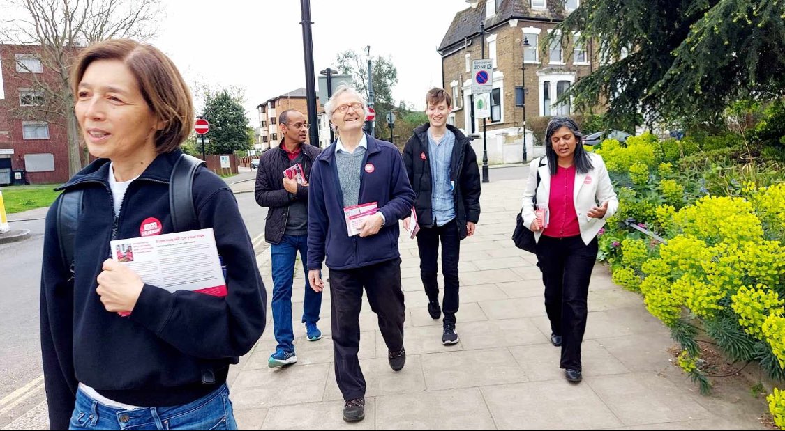 Brilliant to be out all day on #LabourDoorstep in Acton for @SadiqKhan @BassamMahfouz on May 2nd. Many switchers coming over from Tories #VoteLabour