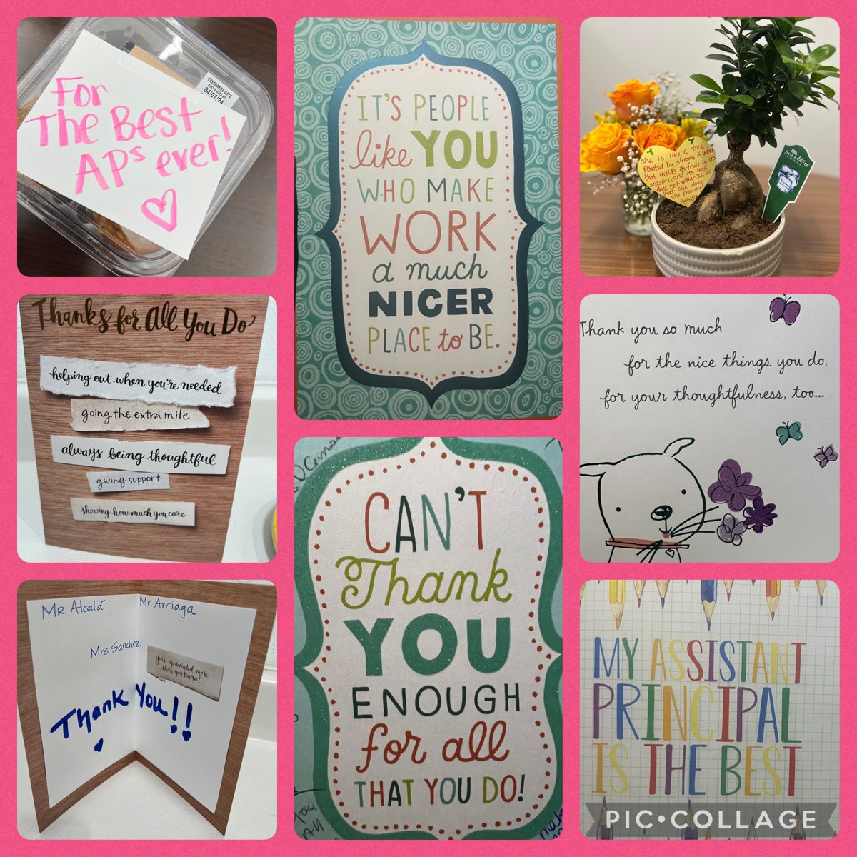 I definitely felt the love during AP week. Every thoughtful message was read & the food/ gifts were greatly appreciated. I feel so blessed to be part of #WarriorNation. Thank you @belairmiddle for making this week so special for me. My heart is full. 🤍 ❤️💙🥰🥹