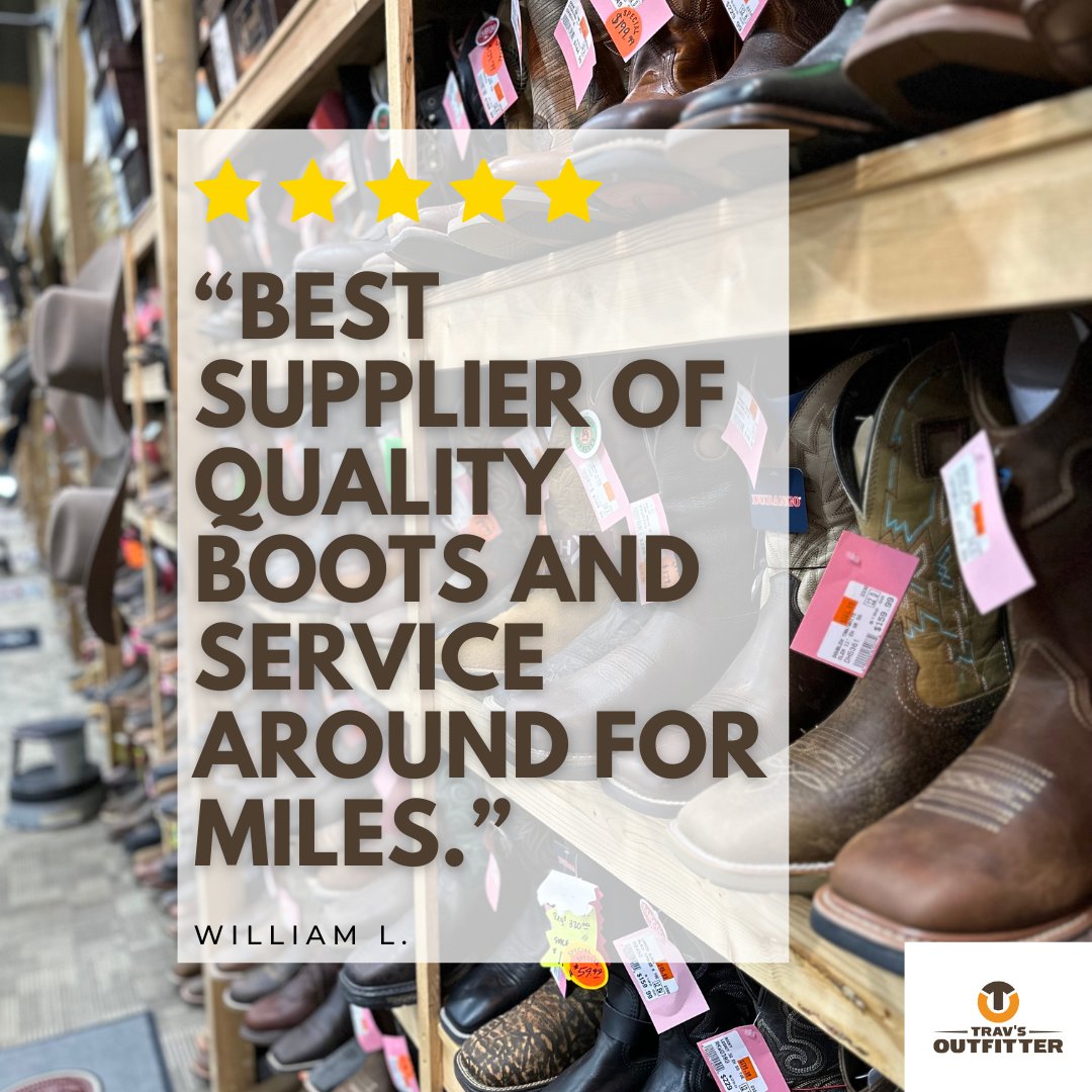 We're glad to hear it, William! Thank you for shopping with us at Trav's Outfitter.

#travsoutfitter #watertownsd #bestselection #bestservice #reviews