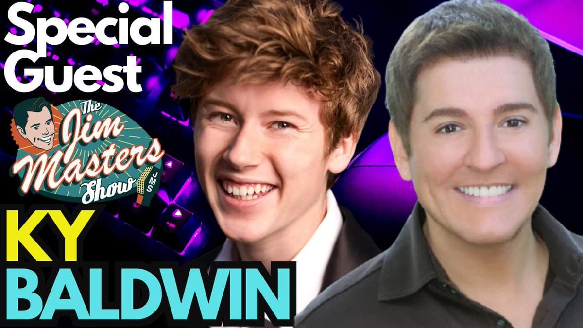 Don't miss it! This Monday LIVE at 7pm ET 4pm PT on The Jim Masters Show! #singersongwriter #actor #dancer #internetsensation Ky Baldwin is my special guest! Watch here live: youtube.com/jimmasterstv. Join us #thejimmastersshow #jimmasterstv #kybaldwin @IAmKyBaldwin #music #show