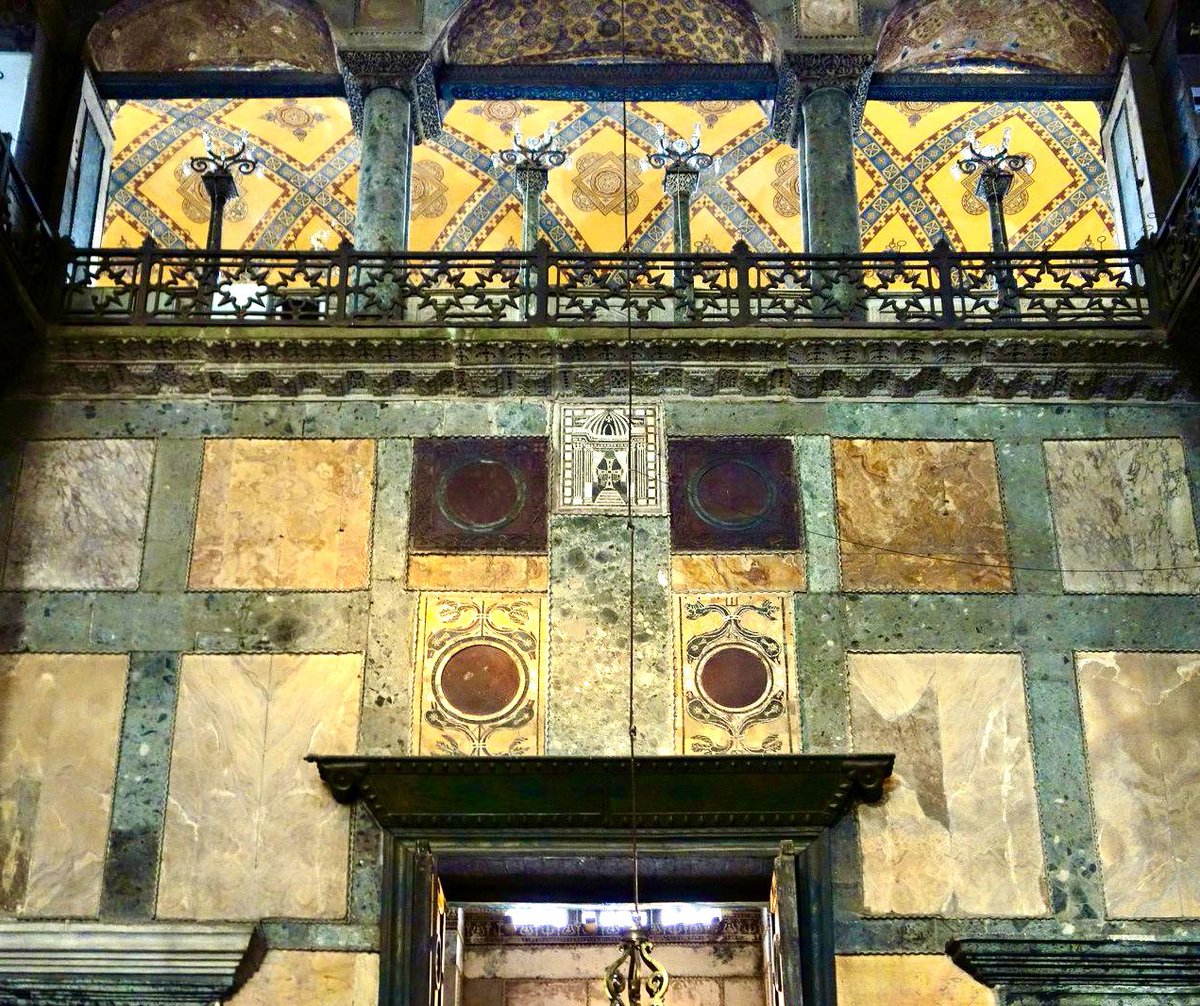 One of the greatest features of the Hagia Sophia are the marble revetment panels which gloriously adorn its walls. Here are 7 pictures showcasing their splendor: