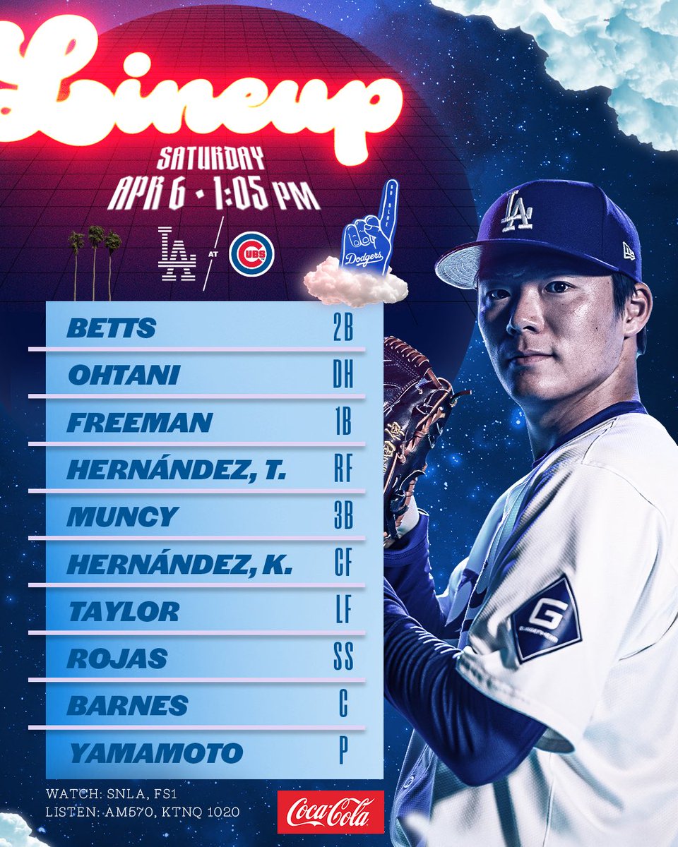 [LIVE] (MLB) LAD@CHC G2世界の大谷山本齊打鬨額好熊系列