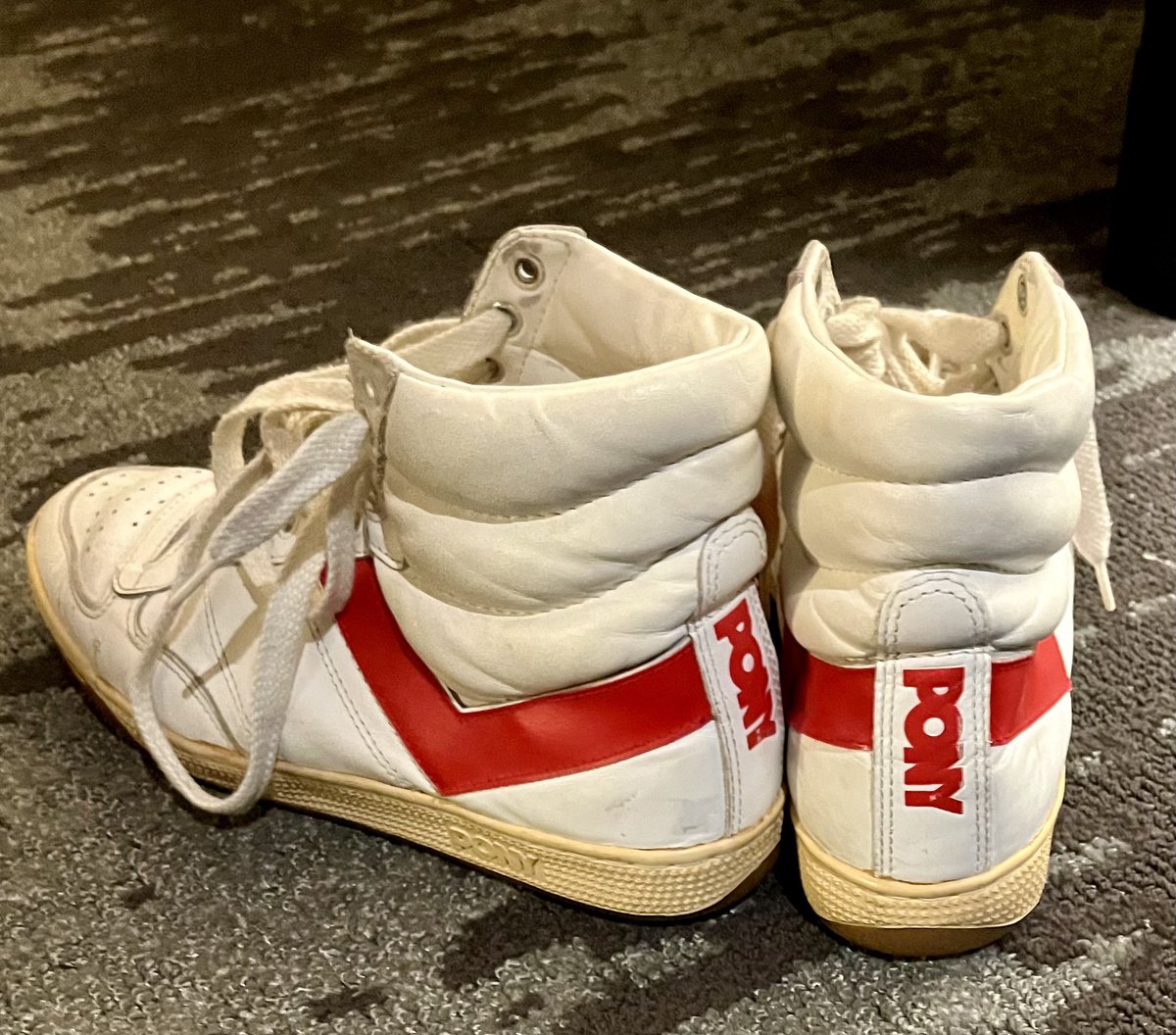 Worn twice, 41 years ago at The Pit. Gotta bring em back out today, right? Go Pack! ⁦@PackMensBball⁩ #FinalFour
