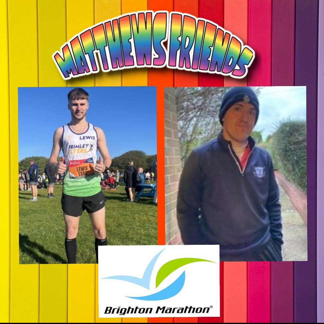 The Brighton Marathon is tomorrow, Sunday 7th April. Both Greg Aldridge and his cousin Lewis Whatley are taking part to raise funds for Matthew's Friends. Please support them here Greg - ow.ly/jAG850R9RpZ Lewis - ow.ly/6jNk50R9Rq0 #brightonmarathon #ketodiet