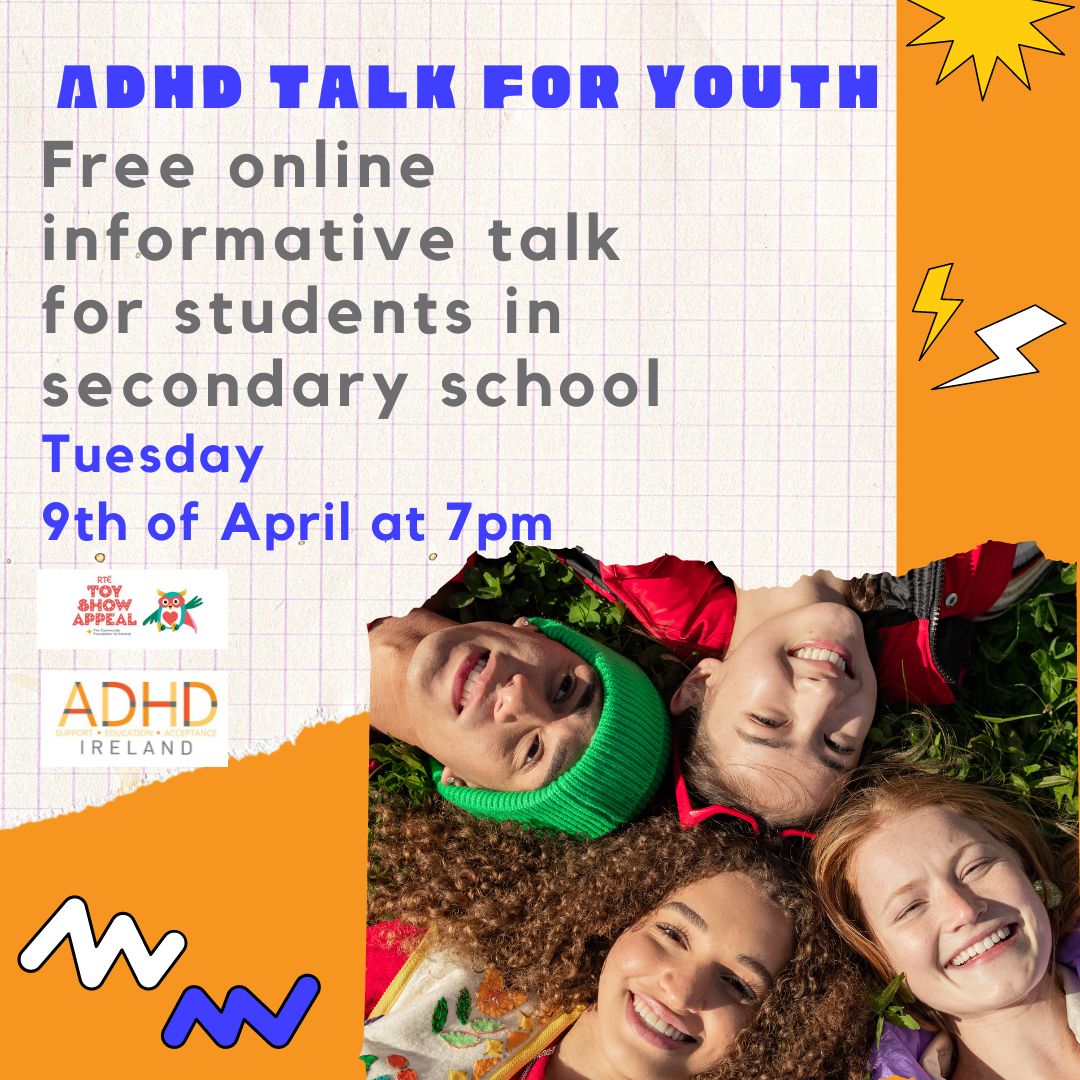 Get to know ADHD a bit more!
Secondary school students are invited to attend our webinar.
Free registration -> buff.ly/43J0Er3