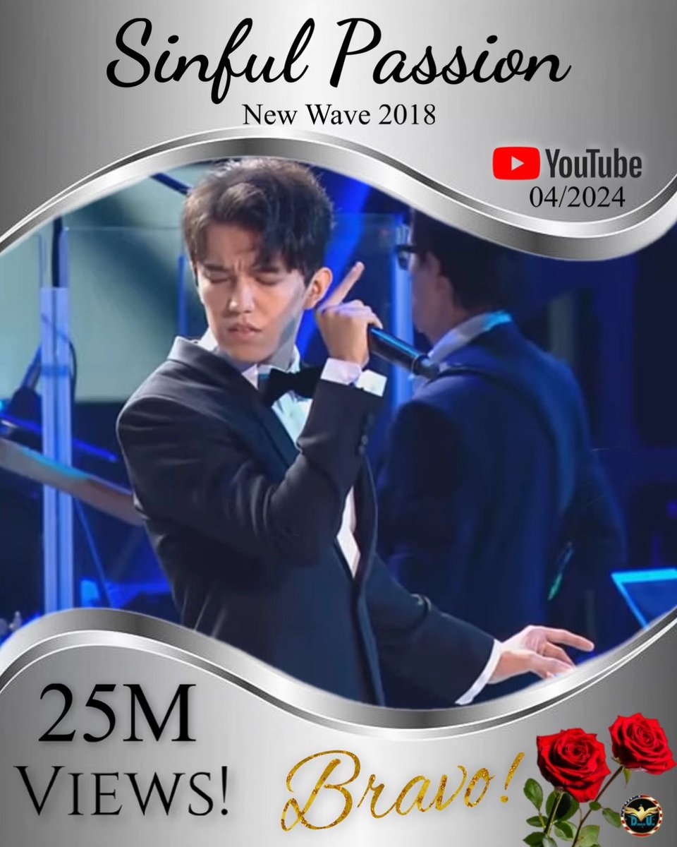 Congratulations Dimash!🌹 Dimash’s superior performance of “Sinful Passion” from New Wave 2018, has achieved 25 million views & continues to be the highest watched video on his official #YouTube channel! 🎥: youtu.be/W9FlDMCo8LU?fe… @dimash_official #dimash #weloveyouintheusa