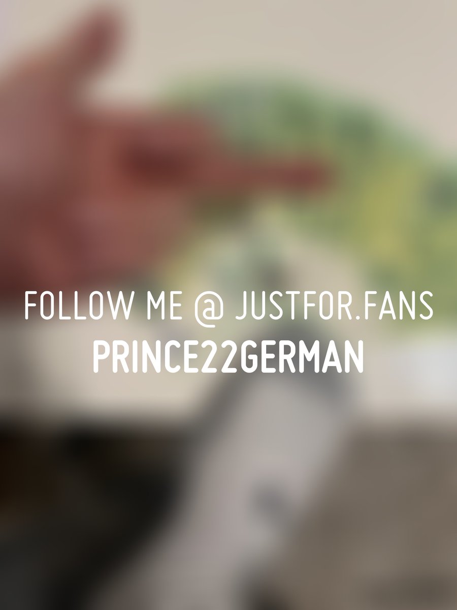 Are you subscribed to my JustFor.Fans page yet? Someone else just joined, and it should have been you! justfor.fans/Prince22German…