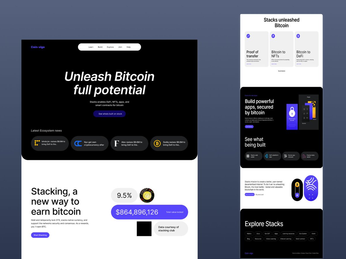 GaniyyNafiu's tweet photo. Day 8 of my #36daysofdesign: Hey everyone, thrilled to share a replicated fintech landing page! Your thoughts and feedback are greatly appreciated. Thank you for your support!
#buildinginpublic
#fintech https://t.co/AvTZgPXF9l