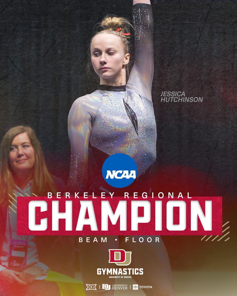 Two 9.950s = Two more NCAA Regional titles for Jessica Hutchinson! #GoPios | #NCAAGym