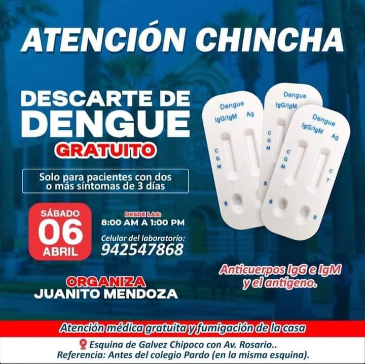 #dengue, 
En esta jornada a punto de culminar los resultados son pocos alentadores. De acuerdo a la información que Juanito Mendoza nos proporciona, de 140 pruebas aplicadas hasta el momento de este reporte, un 65% de quienes se han sometidos a esta prueba han dado positivo.