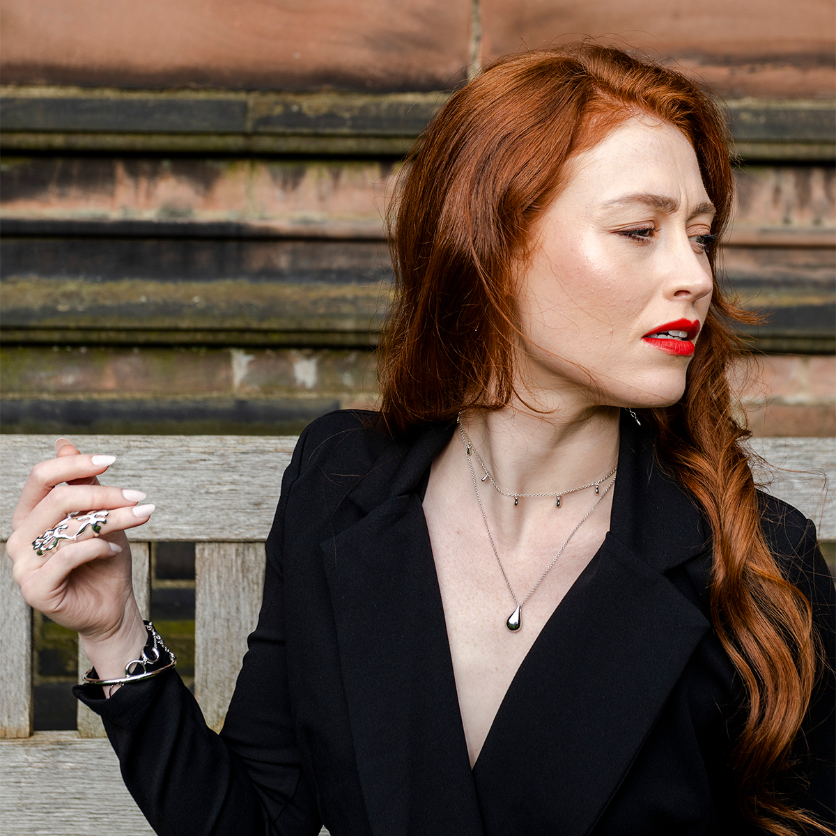 Layering can be as simple as just one drop with five drips 😉