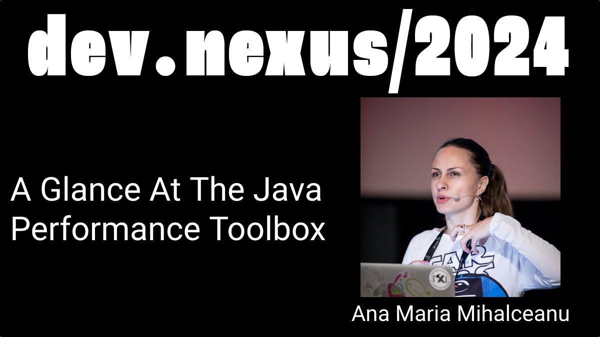 @Java_Champions @ammbra1508 is dropping gems @devnexus in this epic presentation: A Glance At The #Java Performance Toolbox Register today #Atl USA