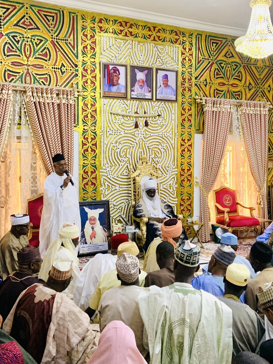 MALLAM NASIR AHMED EL-RUFAI VISITS EMIR BAMALLI